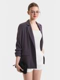  Áo blazer nhún xắn tay cách điệu 