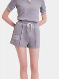  Quần short thun rút dây in chữ 