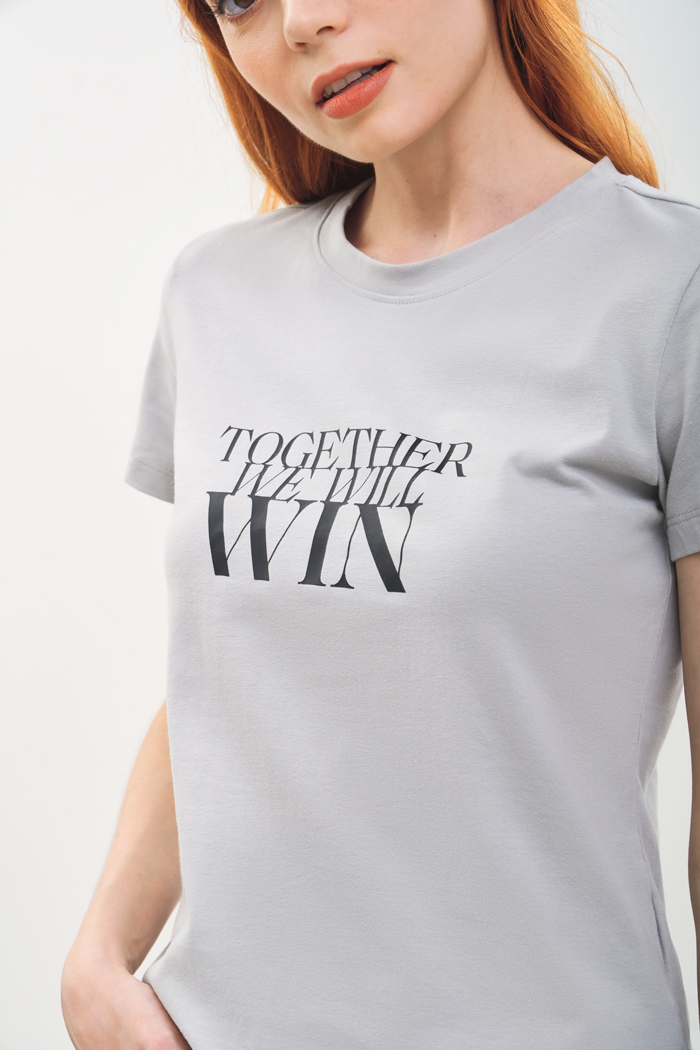 Áo thun graphic together we will win