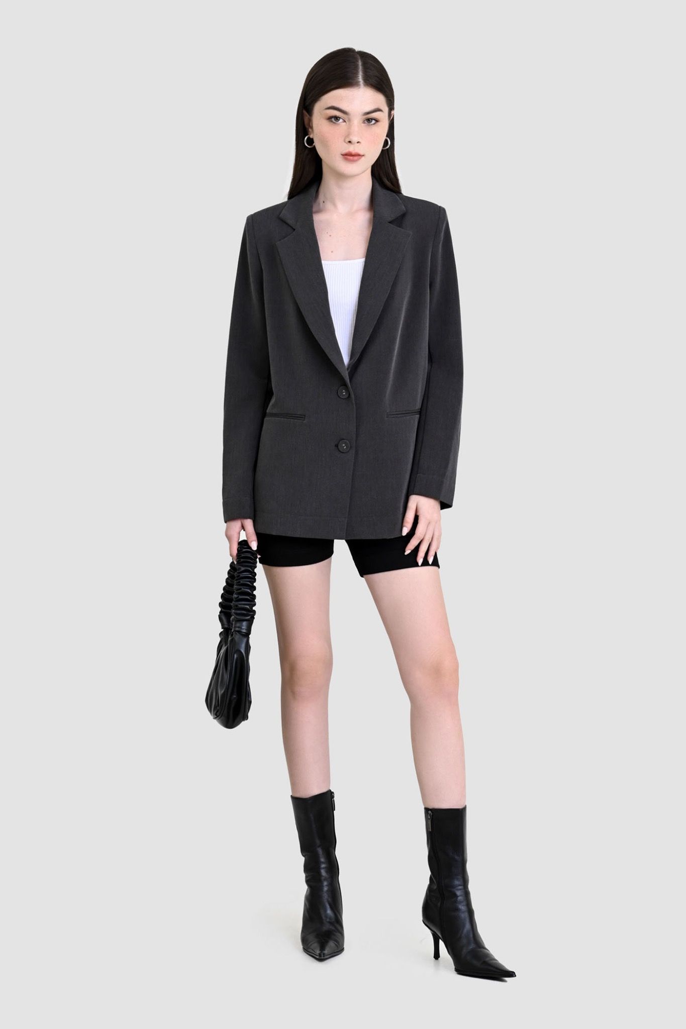  Áo blazer cơ bản form relaxed 