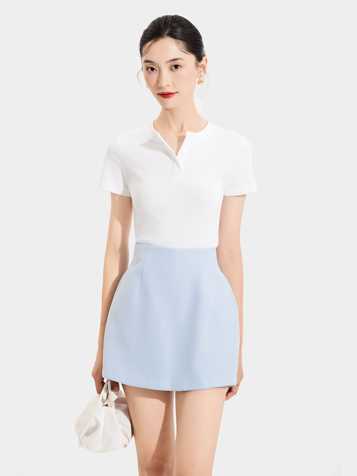 Váy skort cơ bản 2 túi