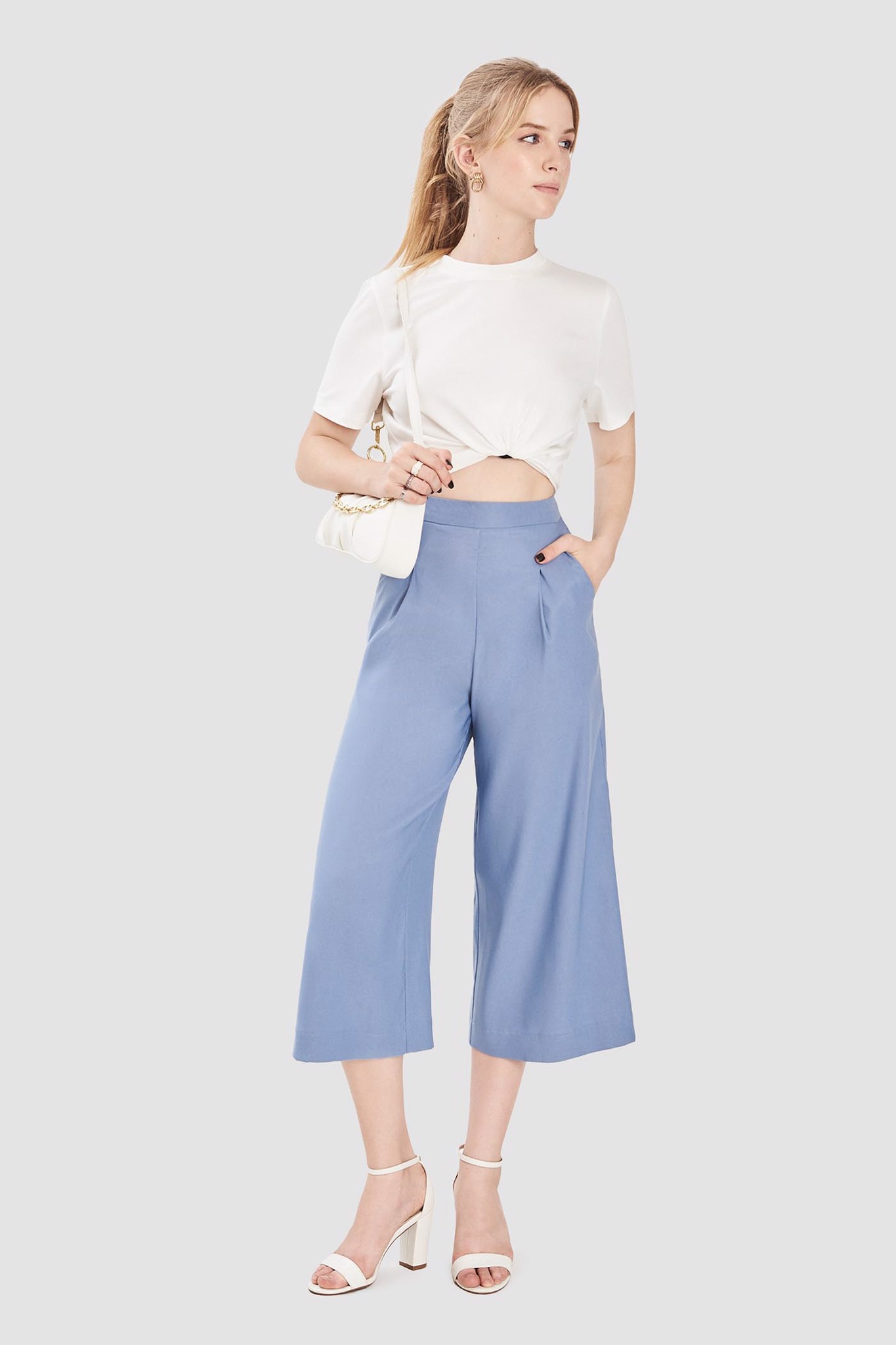 Quần culotte công sở basic