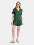  Quần short lưng thun 2 túi dằn li trước 