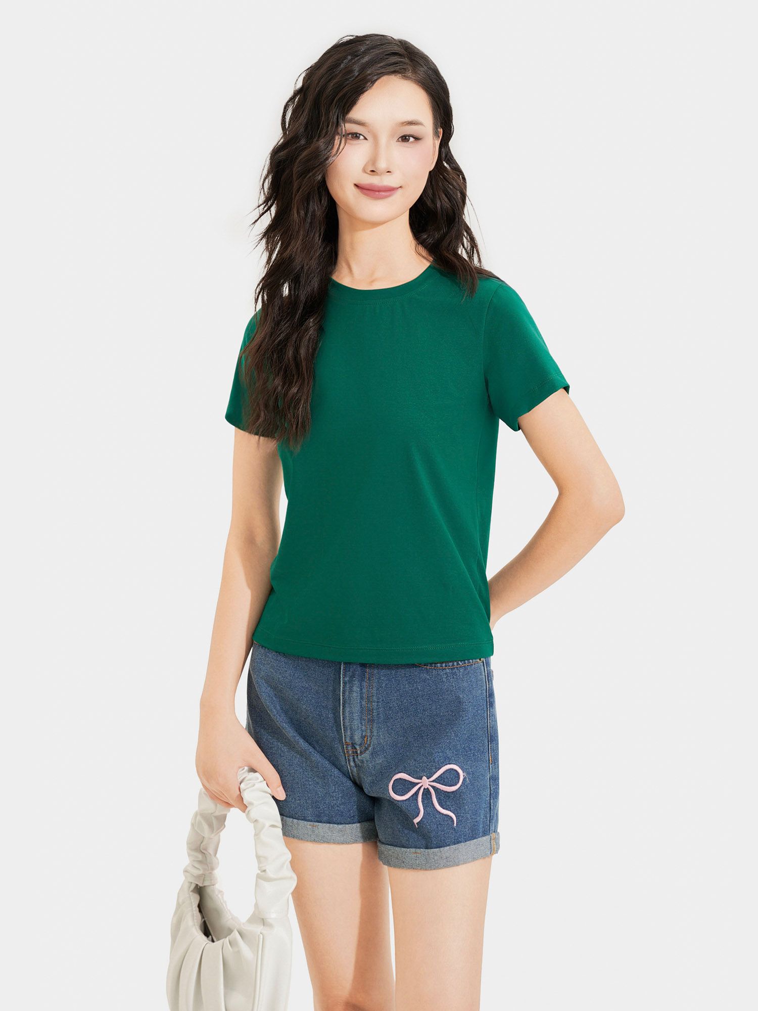  Áo thun 4 chiều form basic tay ngắn 
