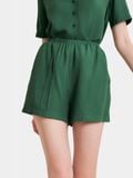  Quần short lưng thun 2 túi dằn li trước 