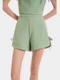  Quần short lai cong 2 túi đính nơ 