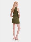  Váy skort cơ bản kẻ sọc 