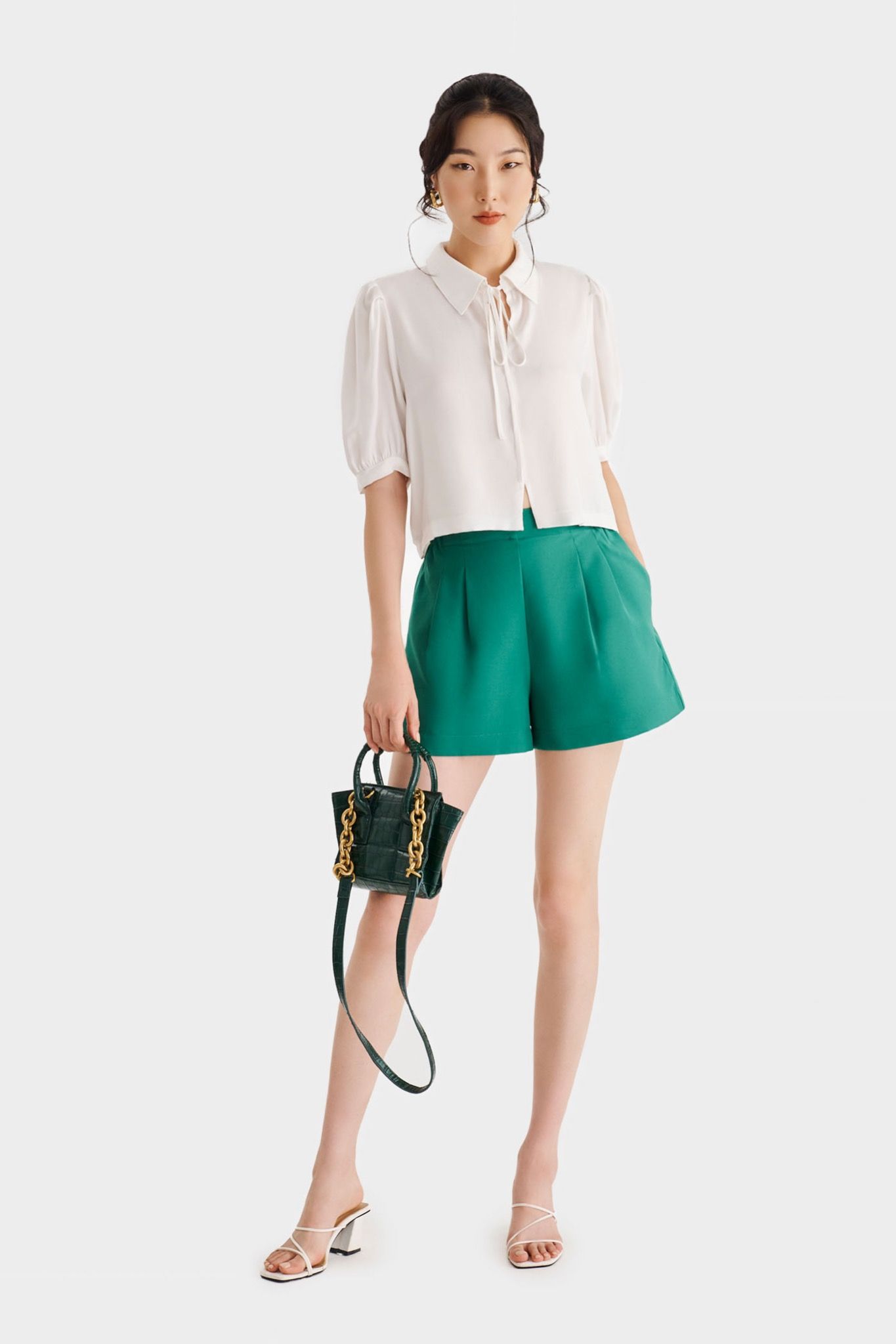  Quần short cơ bản lưng thun 