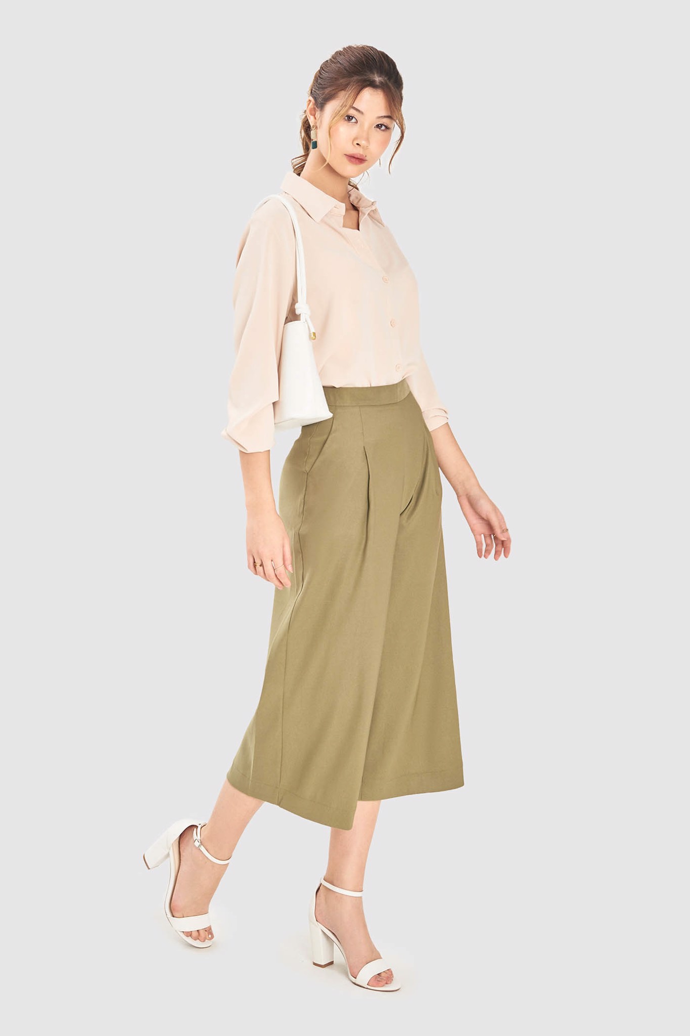Quần culotte công sở basic