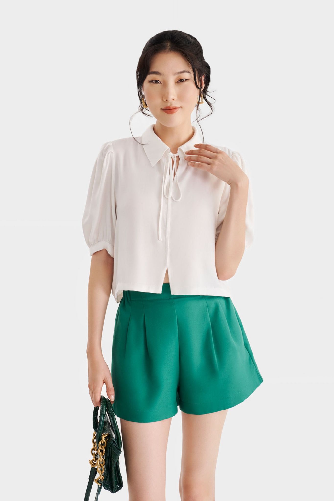 Quần short cơ bản lưng thun 