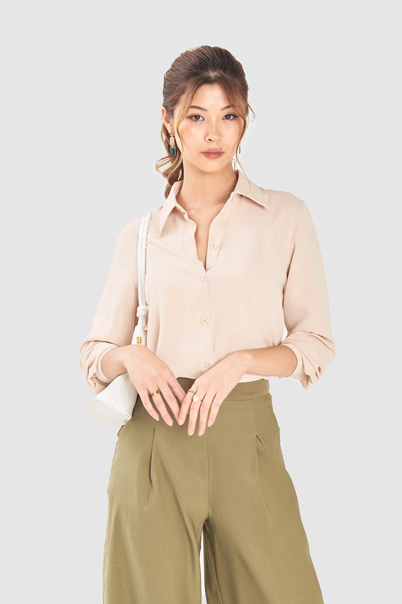 Quần culotte công sở basic