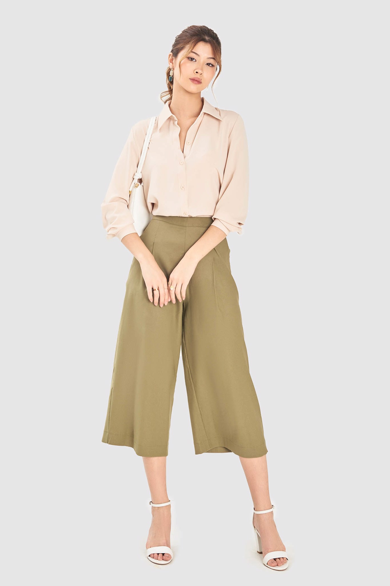 Quần culotte công sở basic
