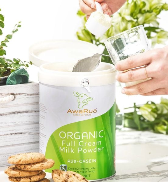 Sữa AwaRua Orgnaic với 100% đạm hiếm A2β-Casein