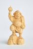 Daikokuten bản mộc cầm búa giơ cao - 12cm