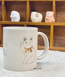  Cốc in hình mèo may mắn 