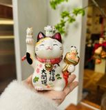  Mèo cầm trống tài lộc nhỏ 7457 