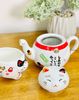  Set ấm trà Manekineko ( Mèo may mắn) 