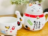  Set ấm trà Manekineko ( Mèo may mắn) 