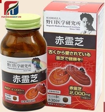 Nấm linh chi đỏ Reishi 240 viên Noguchi Nhật Bản