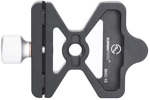Sunwayfoto MAC-15 60mm Clamp Compatible with Arca/RRS/Manfrotto QR Plates