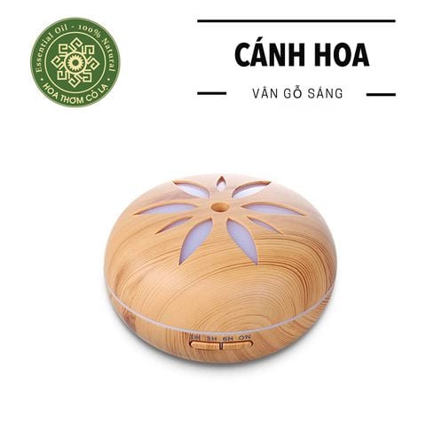 Máy Siêu âm Khuếch tán Tinh dầu Cánh hoa - Vân gỗ