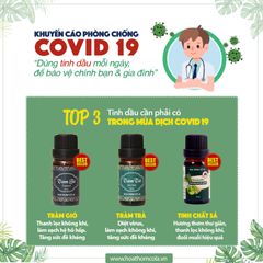 [SIÊU GIẢM GIÁ] Combo 3 lọ Tinh dầu diệt khuẩn cực mạnh -  Phòng chống mùa dịch Covid 19 hiệu quả