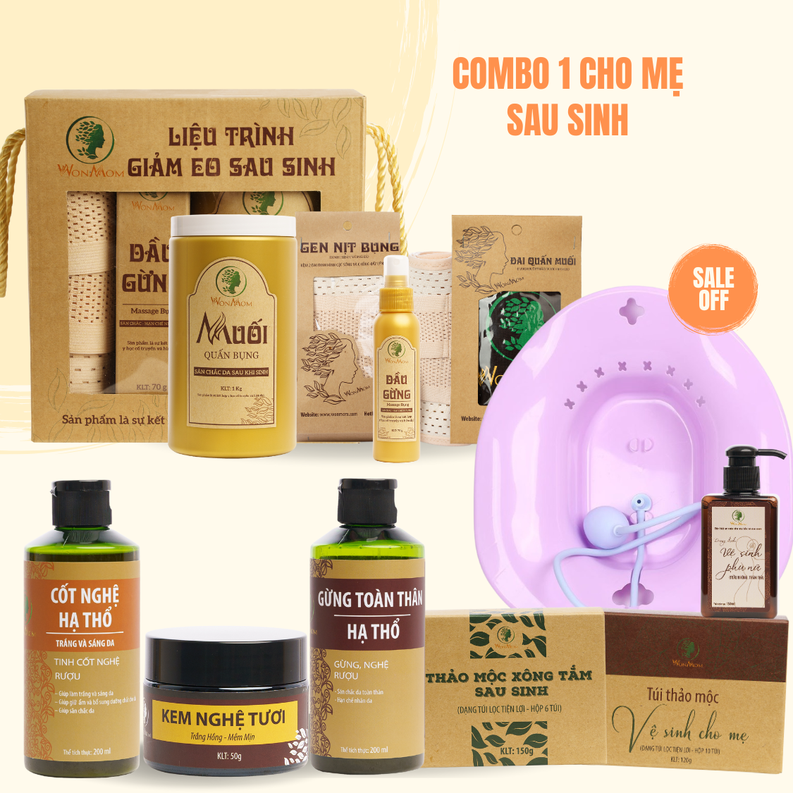 [Sale off] Combo 1 cho mẹ sau sinh 2035 còn 1785