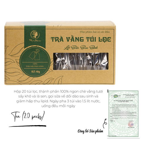  Trà vằng túi lọc lợi sữa 40g 