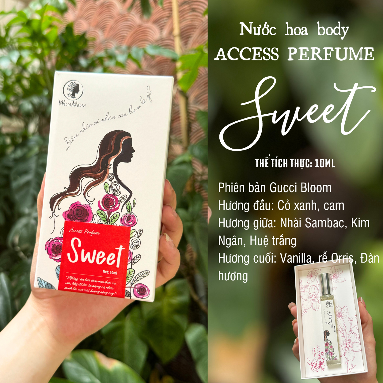 Nước hoa toàn thân Access perfume - Sweet
