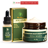 [SALE OFF] COMBO SERUM VÀ KEM TRỊ MỤN HỮU CƠ TẶNG 1 SCRUB NGHỆ