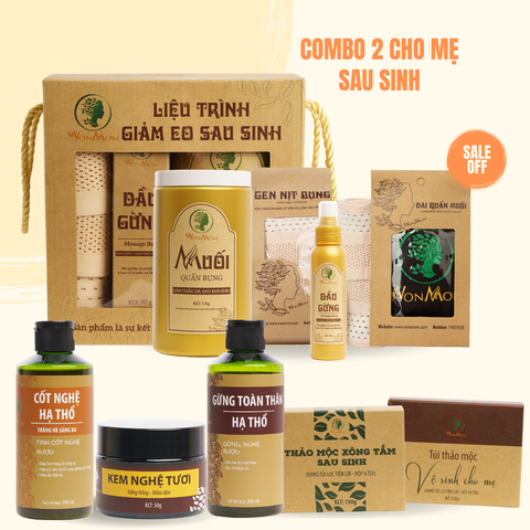  [Sale off 250.000đ] Combo 2 ở cữ sau sinh Wonmom 