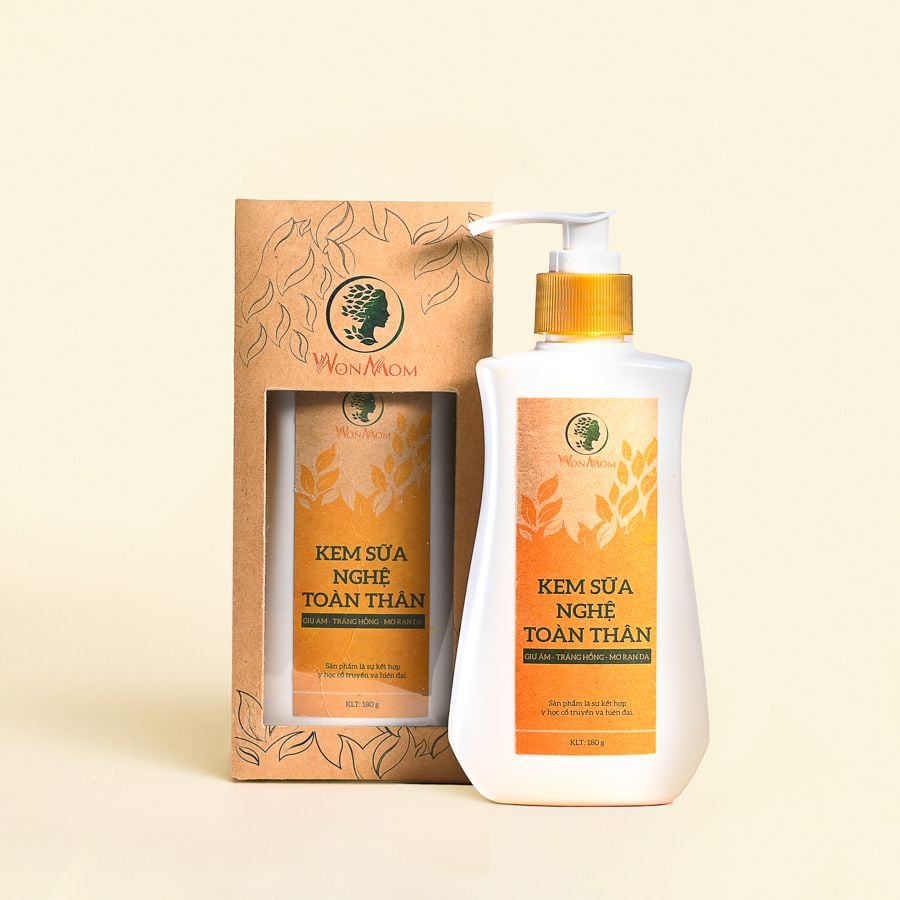 Kem sữa nghệ toàn thân 180g