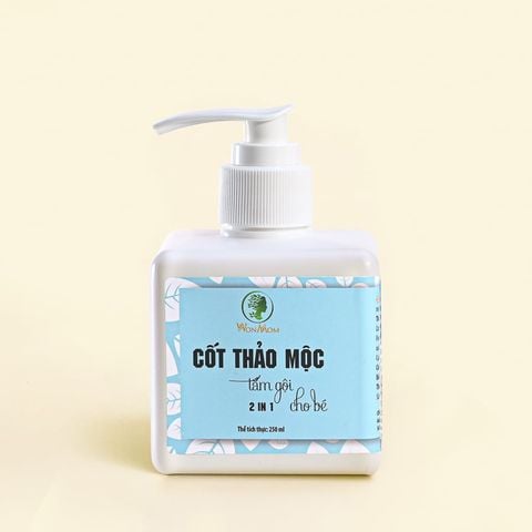  Cốt thảo mộc tắm gội cho bé 2 in 1 250ml 