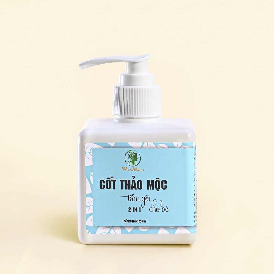 Cốt thảo mộc tắm gội cho bé 2 in 1 250ml
