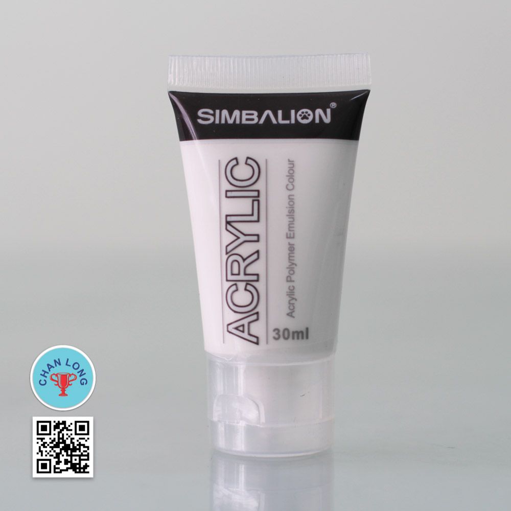 Màu Acrylic Simbalion NAC30-55 (Pearl White)