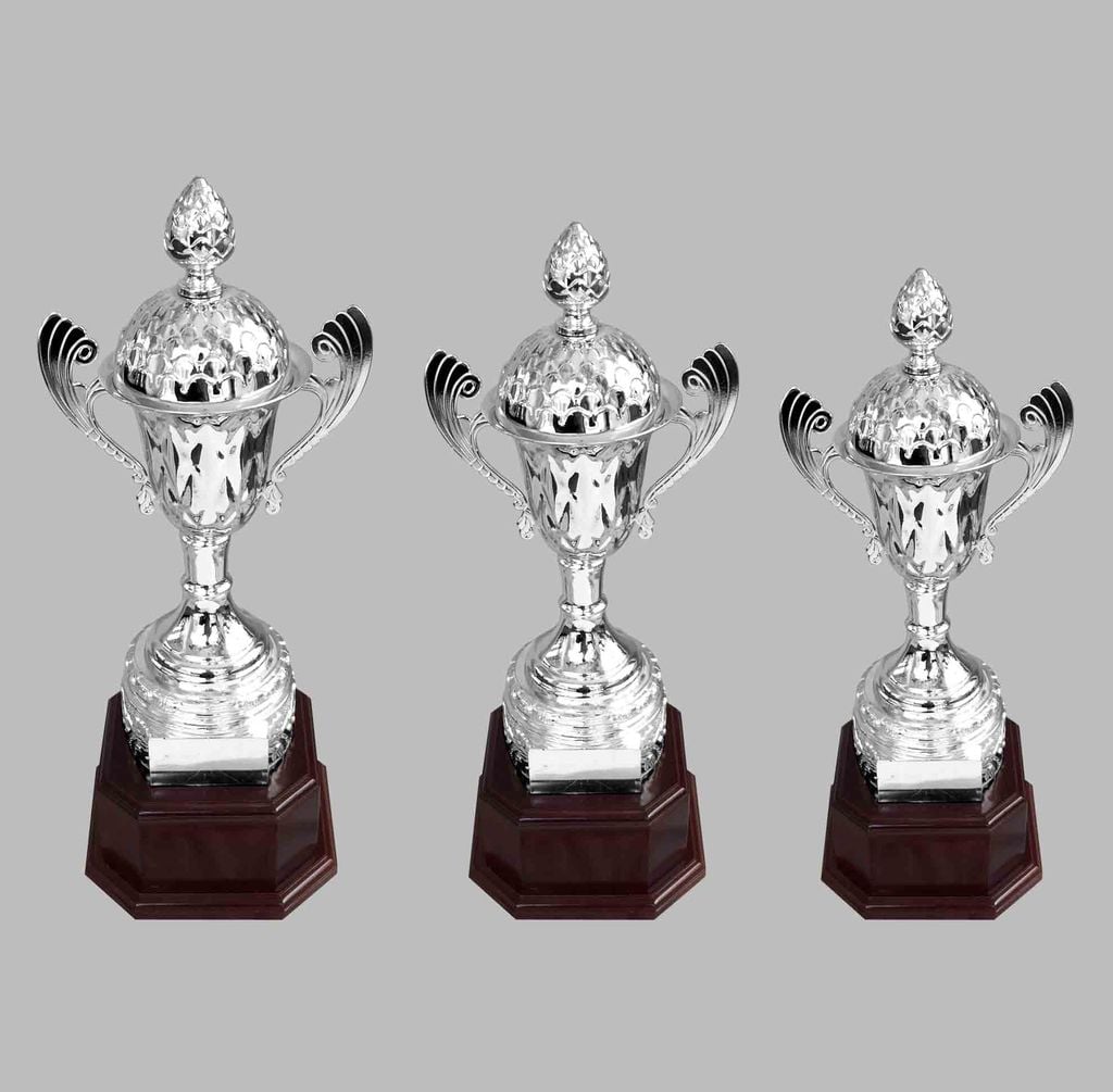 CUP kim loại màu bạc 901ABC