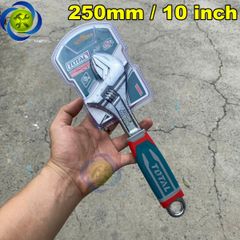 Mỏ lết TOTAL tay cầm bọc nhựa đầy đủ kích thước (6-8-10-12 inch)