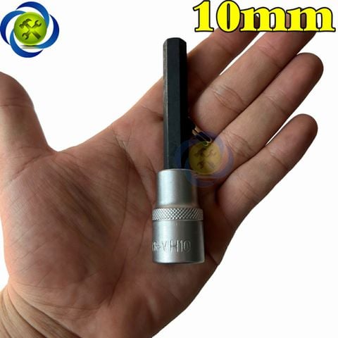 Đầu tuýp 1/2 ra đầu lục giác dài 100mm WADFOW WSC52XX các size (4-17mm)