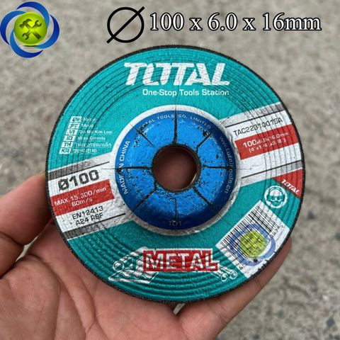 Đá mài 100mm Total TAC2231001SA kích thước 105 X 6.0 X 16mm