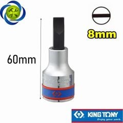 Tuýp mũi vít dẹp 8mm chuôi 1/2 Kingtony 402208