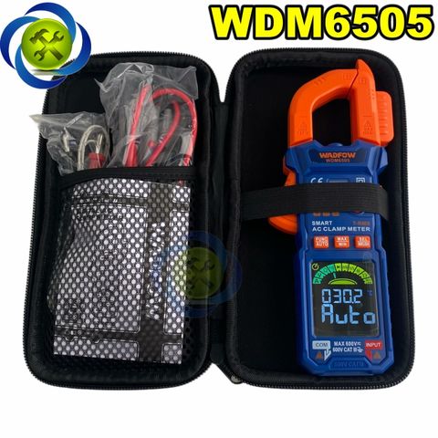 Đổng hồ Ampe kìm đo điện AC kỹ thuật số 600V-4000 số đếm Wadfow WDM6505