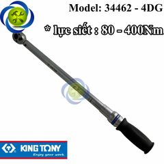 Cần siết lực 1/2 Kingtony 34462-4DG (80-400 Nm) dài 613mm