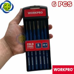 Bộ đục đột chốt tròn Workpro WP201304 có 6 chi tiết