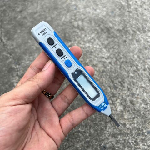 Bút thử điện C-MART L0034 - màn hình hiển thị điện áp