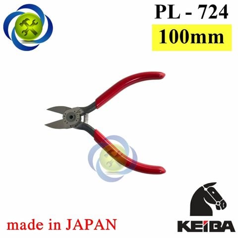 Kìm cắt nhựa 100mm Keiba PL-724 Nhật Bản