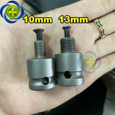 Chốt gắn đầu kẹp mũi khoan loại ren 10mm và 13mm cho máy vặn bulong 1/2