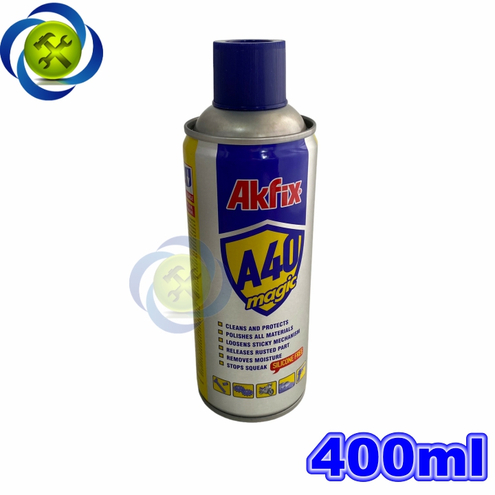Chai xịt tẩy rỉ sét bôi trơn đa năng Akfix A40 magic 400ml – CÔNG TY ...