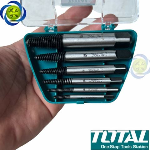 Bộ mũi taro lấy ốc gãy 6 chi tiết Total TACSE0061 (3-25mm)