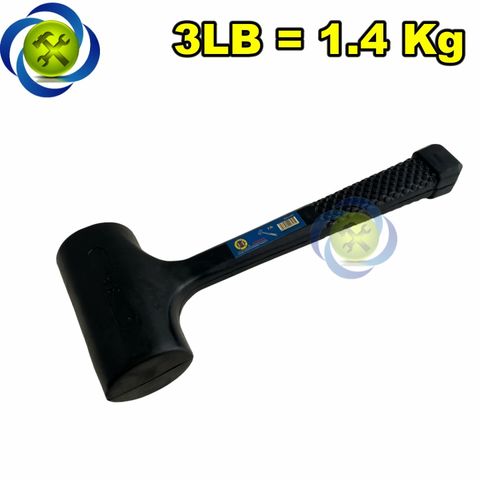 Búa cao su giảm chấn C-Mart G0003-3 trọng lượng 1,4kg