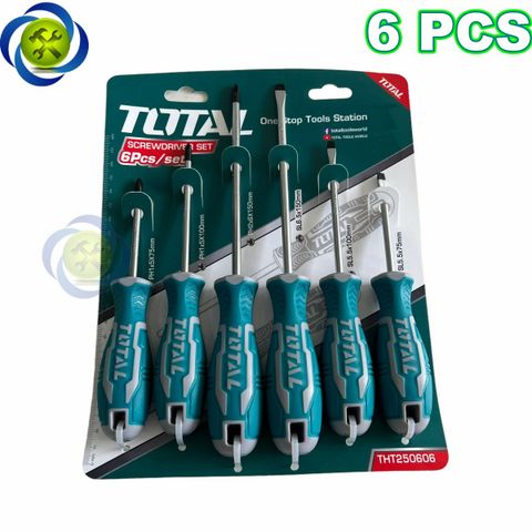 Bộ tua vít 6 chi tiết Total THT250606